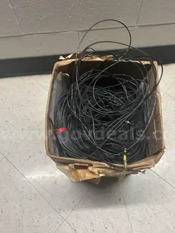 Box of assorted wires