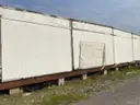 Four-plex mobile office trailer structure