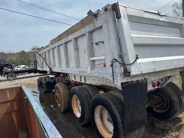 Frameless Aluminum Triaxle Dump Trailer