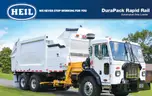 2018 Peterbilt 520 DuraPack Rapid Rail  Automated Side Loader Garbage/Trash Truck