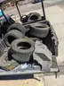 Lot of 3 electric golf carts and parts - FOR PARTS ONLY
