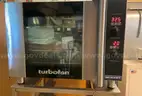 Turbofan E31D4 and SK2731 Stand -Full Size Tray Digital Electric Convection Oven on a Stainless Steel Stand