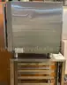 Turbofan E31D4 and SK2731 Stand -Full Size Tray Digital Electric Convection Oven on a Stainless Steel Stand