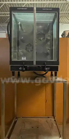 Old Hickory Rotisserie chicken unit.