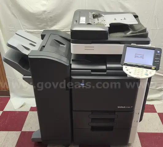 Konica Minolta C360 Bizhub Office Printer WITH FINISHER!
