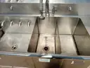 3 Bay Metcraft Power wash sink