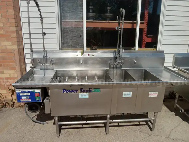 3 Bay Metcraft Power wash sink