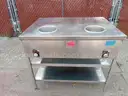 APW Wyott table with built in soup warmers
