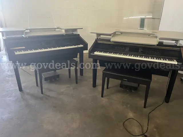 (2) Yamaha Clavinova Pianos