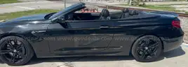 2015 BMW M6 CONVERTIBLE BLACK SAPPHIRE METALIC 4.4L V8 DOHC 32V