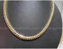 14K SOLID YELLOW GOLD CUBAN LINK NECKLACE 24&#x27; LONG 46.53 GRAMS
