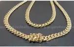14K SOLID YELLOW GOLD CUBAN LINK NECKLACE 24&#x27; LONG 46.53 GRAMS