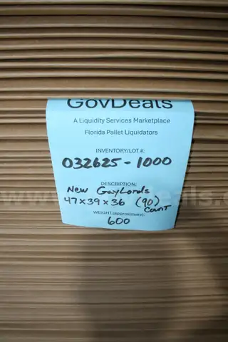 New Tri-Wall Gaylord&#x27;s 47x39x36 (90) (032425-1000)