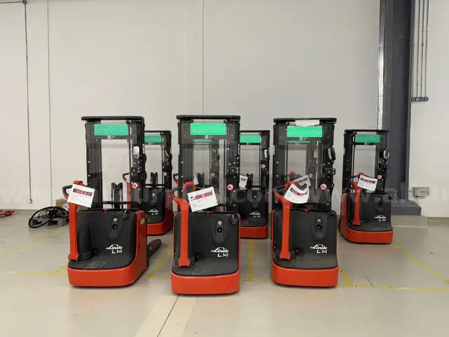 Unused 8x Linde &#x27;L14C&#x27; Electric Pallet Stacker