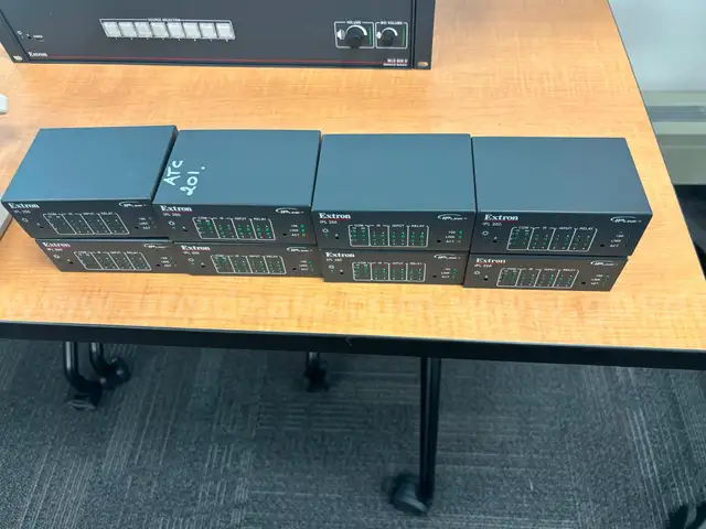 8 Used Extron Controllers
