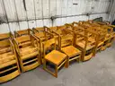 Wooden Chairs (Qty 40)