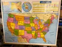 Classroom Pull Down Map
