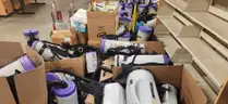 Lot of Commercial Backpack Vacuums & Accessories