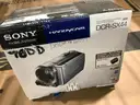 LOT OF 8 SONY HANDYCAM DCR-SX44 /RED W/BATT,CHARGER,CABLE'S
