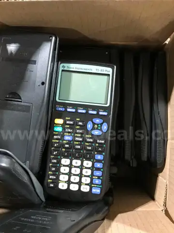 MIXED PALLET OF CALCULATORS TI-83/TI-NSPIRE/CHARGERS