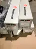 LOT OF 9 MANFROTTO BASIC CAMERA TRIPODS / VERY GOOD CONDITION
