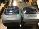 MIXED LOT OF 6 ZEBRA THERMAL RECIEPT PRINTERS!