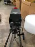 BOGEN MANFROTTO 3068 TRIPOD WITH ATTACHED PANASONIC VIEW FINDER!
