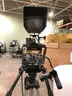 BOGEN MANFROTTO 3068 TRIPOD WITH ATTACHED PANASONIC VIEW FINDER!