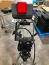 BOGEN MANFROTTO 3068 TRIPOD WITH ATTACHED PANASONIC VIEW FINDER!