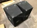 PAIR OF TWO-WAY SPEAKERS. (EAI-T12)