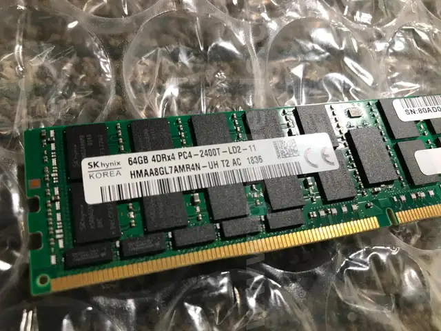 (16x) 64GB 4DRx4 PC4-2400T-HMAA8GL7MMR4N-UH