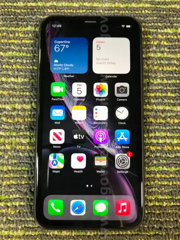 Apple iPhone Xr 64gb Space Gray- AT&#x26;T (MT3K2LL/A)