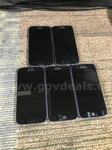 (LOT OF 5) Samsung -SM-G930V- 32GB- Black-Verizon Locked