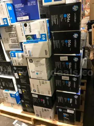 Approx. 50x Mixed Brand Toner Pallet