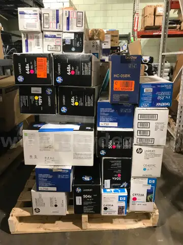 Approx. 50x Mixed Brand Toner Pallet