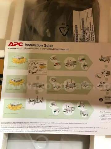 APC SMART SMT1500RM2UC UPS 1500 VA LCD RM 2U 120 V with SmartConnect