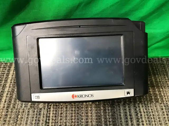 (LOT OF 10) KRONOS INTOUCH 9000 DIGITAL TIME CLOCK