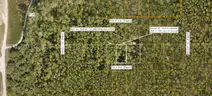 2 out of 3 contiguous undeveloped parcels (Middle) - 5000 sq. ft.  near Lake Beresford, DeLand FL