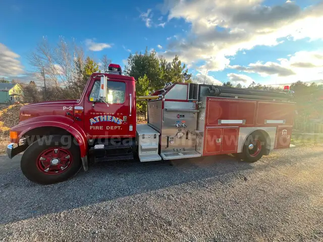 1991 International 4900 Pumper Fire Truck