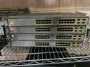 Lot of Estimated 29 Cisco Network Switches - WS-C3750G-48PS-S