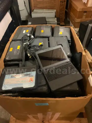 Mix Lot of Estimated 1,700 Assorted Touchscreen Chromebooks