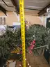 Lot of Lighted Wreaths and Lanterns