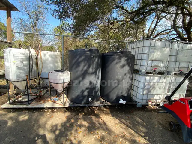 Lot of Tanks and Barrels