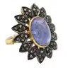 Tanzanite and Diamond Ring