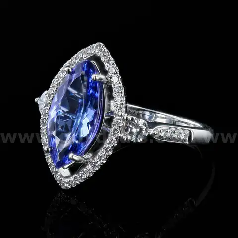 Tanzanite and Diamond Ring