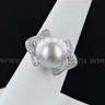 PEARL and DIAMOND Ring