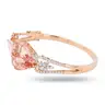 MORGANITE and DIAMOND BANGLE