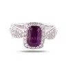 KASHMIR SAPPHIRE and DIAMOND RING