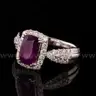 KASHMIR SAPPHIRE and DIAMOND RING
