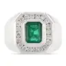 EMERALD and DIAMOND RING